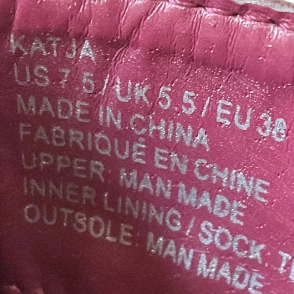 JUSTFAB Katja Four Buckle Side Zip Faux Leather Block Heel Moto Boots Size 7.5 - Picture 11 of 13